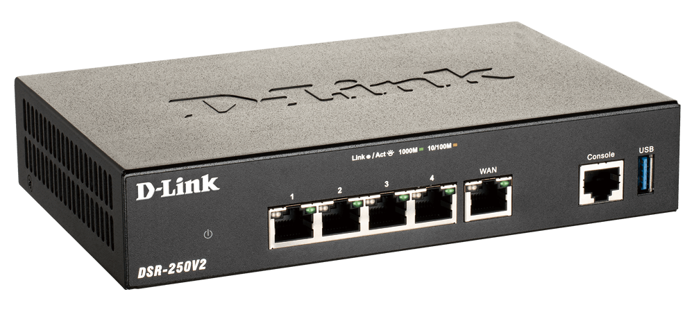 5-Gigabit Port VPN Router D-Link DSR-250V2